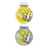 Maxbell Kids Award Medal Decor Team Participation Trophy for Games Gifts Party Favor Yellow