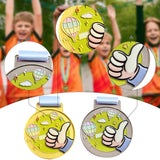 Maxbell Kids Award Medal Decor Team Participation Trophy for Games Gifts Party Favor Yellow
