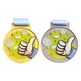 Maxbell Kids Award Medal Decor Team Participation Trophy for Games Gifts Party Favor Yellow