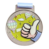 Maxbell Kids Award Medal Decor Team Participation Trophy for Games Gifts Party Favor Gray