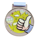 Maxbell Kids Award Medal Decor Team Participation Trophy for Games Gifts Party Favor Gray