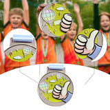 Maxbell Kids Award Medal Decor Team Participation Trophy for Games Gifts Party Favor Gray