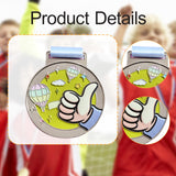 Maxbell Kids Award Medal Decor Team Participation Trophy for Games Gifts Party Favor Gray