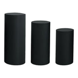 Maxbell Round Dessert Table Cover Cylinder Plinth Cover for Wedding Party Decoration L