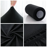 Maxbell Round Dessert Table Cover Cylinder Plinth Cover for Wedding Party Decoration L