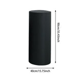 Maxbell Round Dessert Table Cover Cylinder Plinth Cover for Wedding Party Decoration L