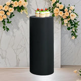 Maxbell Round Dessert Table Cover Cylinder Plinth Cover for Wedding Party Decoration L