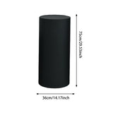 Maxbell Round Dessert Table Cover Cylinder Plinth Cover for Wedding Party Decoration M