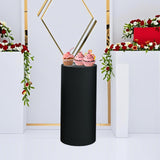 Maxbell Round Dessert Table Cover Cylinder Plinth Cover for Wedding Party Decoration M