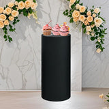 Maxbell Round Dessert Table Cover Cylinder Plinth Cover for Wedding Party Decoration M