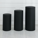 Maxbell Round Dessert Table Cover Cylinder Plinth Cover for Wedding Party Decoration M