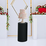 Maxbell Round Dessert Table Cover Cylinder Plinth Cover for Wedding Party Decoration S