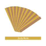 Maxbell 20 Pieces Hat Size Tape Reducer Sweat Liner Insert Cushioning Pad for Summer Width 2 cm