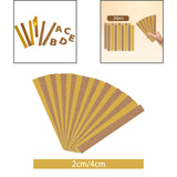 Maxbell 20 Pieces Hat Size Tape Reducer Sweat Liner Insert Cushioning Pad for Summer Width 2 cm