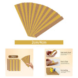 Maxbell 20 Pieces Hat Size Tape Reducer Sweat Liner Insert Cushioning Pad for Summer Width 2 cm