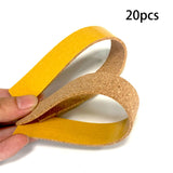 Maxbell 20 Pieces Hat Size Tape Reducer Sweat Liner Insert Cushioning Pad for Summer Width 4 cm