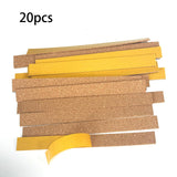 Maxbell 20 Pieces Hat Size Tape Reducer Sweat Liner Insert Cushioning Pad for Summer Width 4 cm