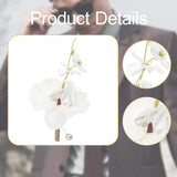 Maxbell Wedding Boutonniere Flower Boutonniere for Engagement Wedding Prom White