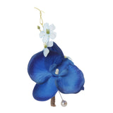 Maxbell Wedding Boutonniere Flower Boutonniere for Engagement Wedding Prom Blue