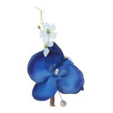Maxbell Wedding Boutonniere Flower Boutonniere for Engagement Wedding Prom Blue
