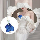 Maxbell Wedding Boutonniere Flower Boutonniere for Engagement Wedding Prom Blue