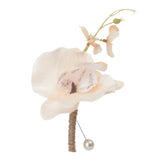 Maxbell Wedding Boutonniere Flower Boutonniere for Engagement Wedding Prom Champagne color