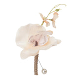 Maxbell Wedding Boutonniere Flower Boutonniere for Engagement Wedding Prom Champagne color