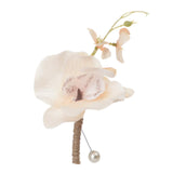 Maxbell Wedding Boutonniere Flower Boutonniere for Engagement Wedding Prom Champagne color