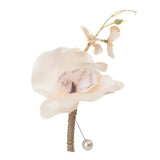 Maxbell Wedding Boutonniere Flower Boutonniere for Engagement Wedding Prom Champagne color