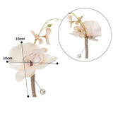 Maxbell Wedding Boutonniere Flower Boutonniere for Engagement Wedding Prom Champagne color