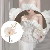 Maxbell Wedding Boutonniere Flower Boutonniere for Engagement Wedding Prom Champagne color