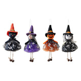 Maxbell Halloween Tree Hanging Ornaments Scary for Outdoor Indoor Holiday Home Decor Black Cat