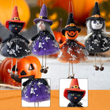 Maxbell Halloween Tree Hanging Ornaments Scary for Outdoor Indoor Holiday Home Decor Black Cat