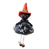 Maxbell Halloween Tree Hanging Ornaments Scary for Outdoor Indoor Holiday Home Decor Black Cat
