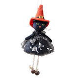 Maxbell Halloween Tree Hanging Ornaments Scary for Outdoor Indoor Holiday Home Decor Black Cat