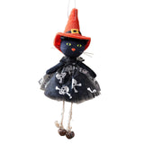 Maxbell Halloween Tree Hanging Ornaments Scary for Outdoor Indoor Holiday Home Decor Black Cat