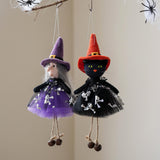 Maxbell Halloween Tree Hanging Ornaments Scary for Outdoor Indoor Holiday Home Decor Witch