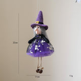 Maxbell Halloween Tree Hanging Ornaments Scary for Outdoor Indoor Holiday Home Decor Witch