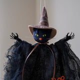 Maxbell Halloween Hanging Decoration Spooky Tree Hanging for Bedroom Cabinet Holiday black cat