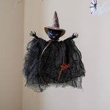 Maxbell Halloween Hanging Decoration Spooky Tree Hanging for Bedroom Cabinet Holiday black cat