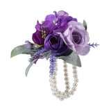 Maxbell Flower Wrist Corsage Wedding Decoration for Wedding Anniversary Dinner Party