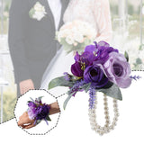 Maxbell Flower Wrist Corsage Wedding Decoration for Wedding Anniversary Dinner Party