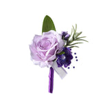 Maxbell Artificial Flowers Boutonniere Suit Decorations for Centerpieces Anniversary