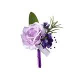 Maxbell Artificial Flowers Boutonniere Suit Decorations for Centerpieces Anniversary