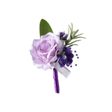 Maxbell Artificial Flowers Boutonniere Suit Decorations for Centerpieces Anniversary