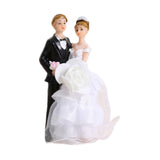 Maxbell Wedding Cake Toppers Bride and Groom Funny for Wedding Party Engagement Desk Style A