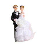 Maxbell Wedding Cake Toppers Bride and Groom Funny for Wedding Party Engagement Desk Style A