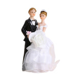 Maxbell Wedding Cake Toppers Bride and Groom Funny for Wedding Party Engagement Desk Style A