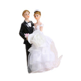 Maxbell Wedding Cake Toppers Bride and Groom Funny for Wedding Party Engagement Desk Style A