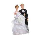 Maxbell Wedding Cake Toppers Bride and Groom Funny for Wedding Party Engagement Desk Style B